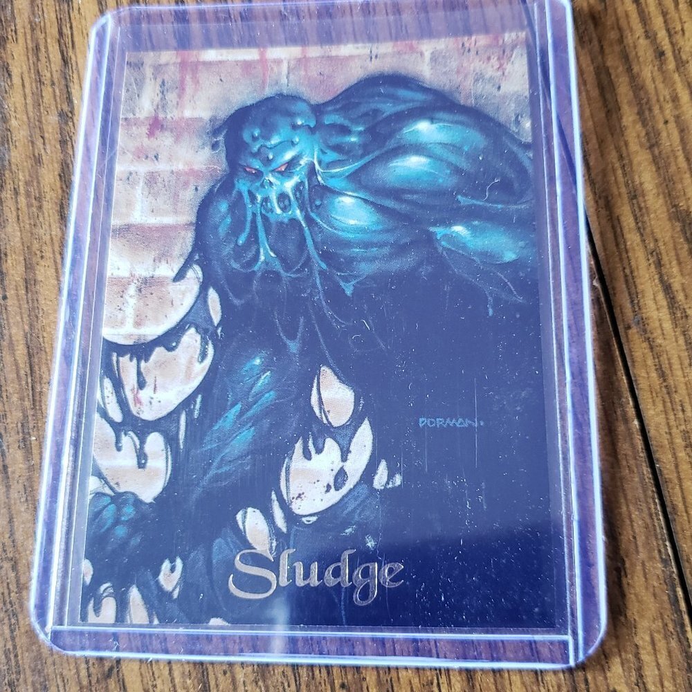 1995 SkyBox Master Series Ultraverse Edition Promo Card Prototype C1 SLUDGE
